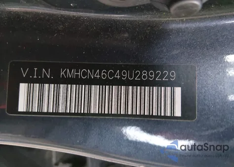 2009 Hyundai Accent Gls z USA, uszkodzony, nr VIN KMHCN46C49U289229
